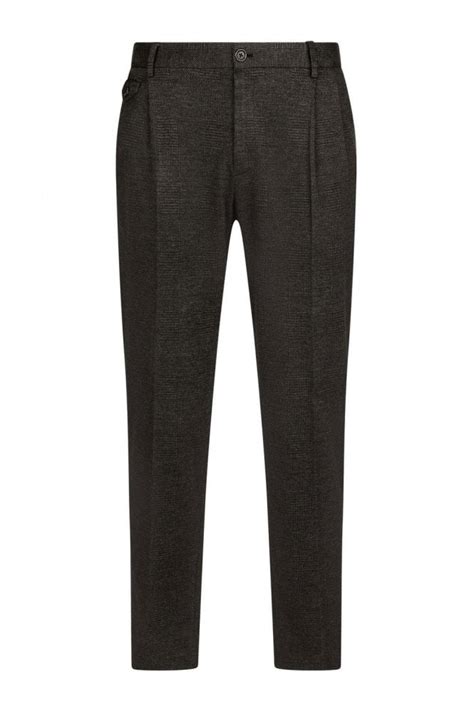 dolce gabbana pantaloni casual chinos in cotone grigio|Denim Fashion: Luxury Jeans & Jackets .